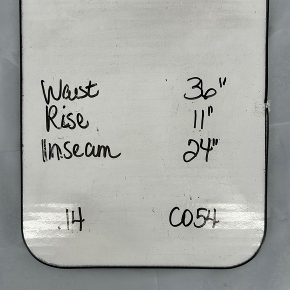 Pure Jill Linen Pants Womens Large Elastic Waist Casual Khaki Trousers - Picture 5 of 8